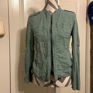 Women’s green supplies jacket. Size small